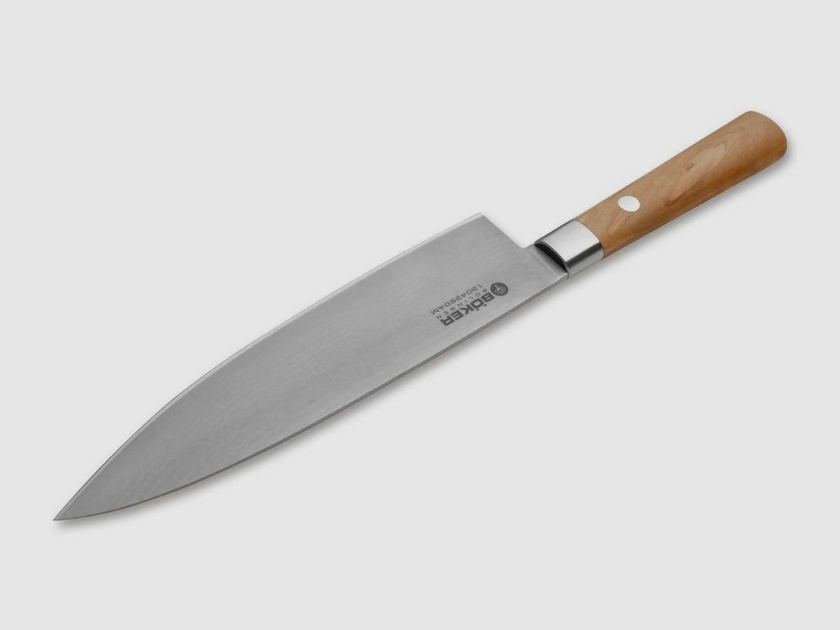 Böker Damast Olijf klein koksmes, afbeelding 4 van 12