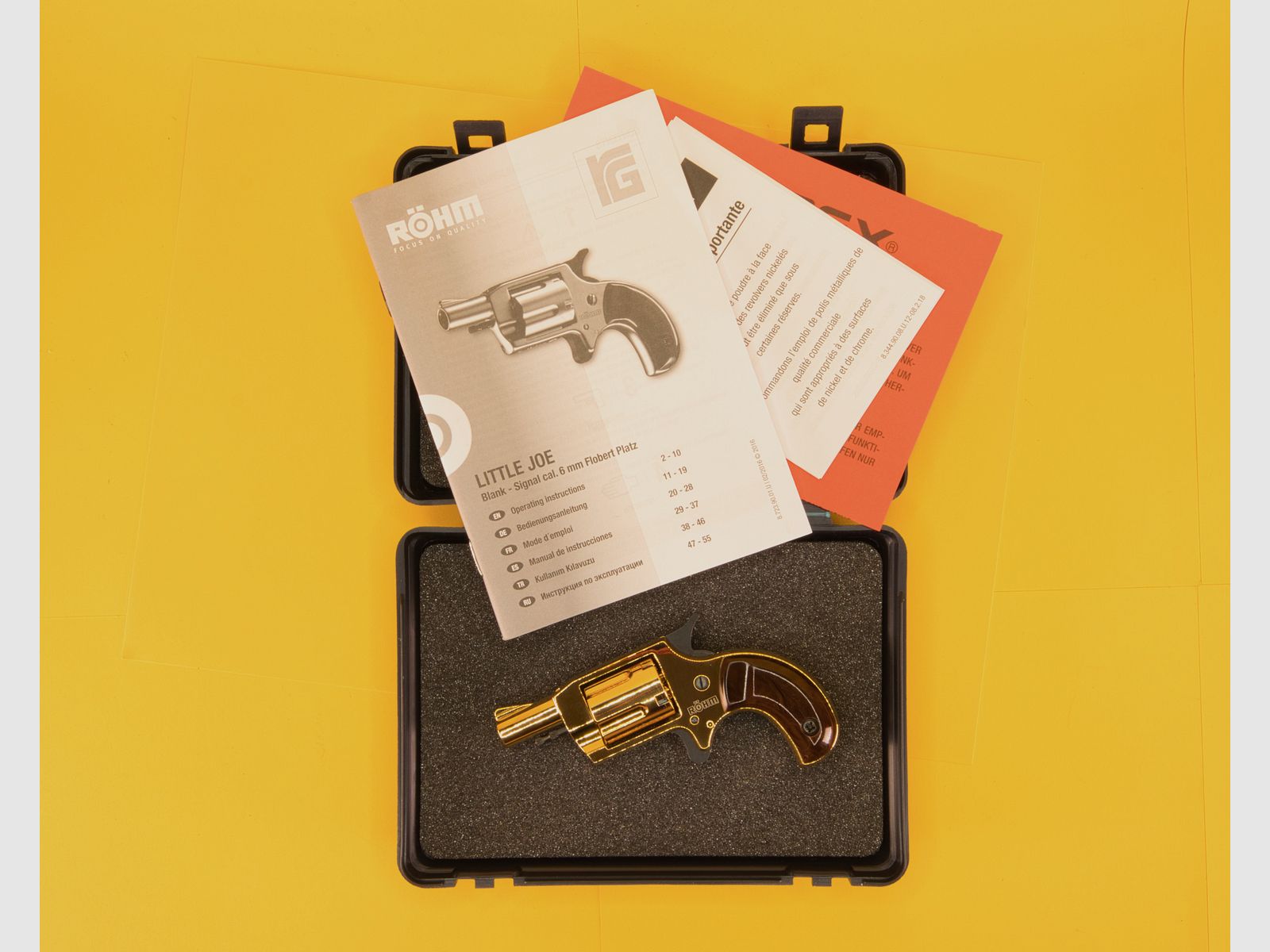 Röhm Little Joe Schreckschußrevolver Kaliber 6mm Flobert Gold Edition