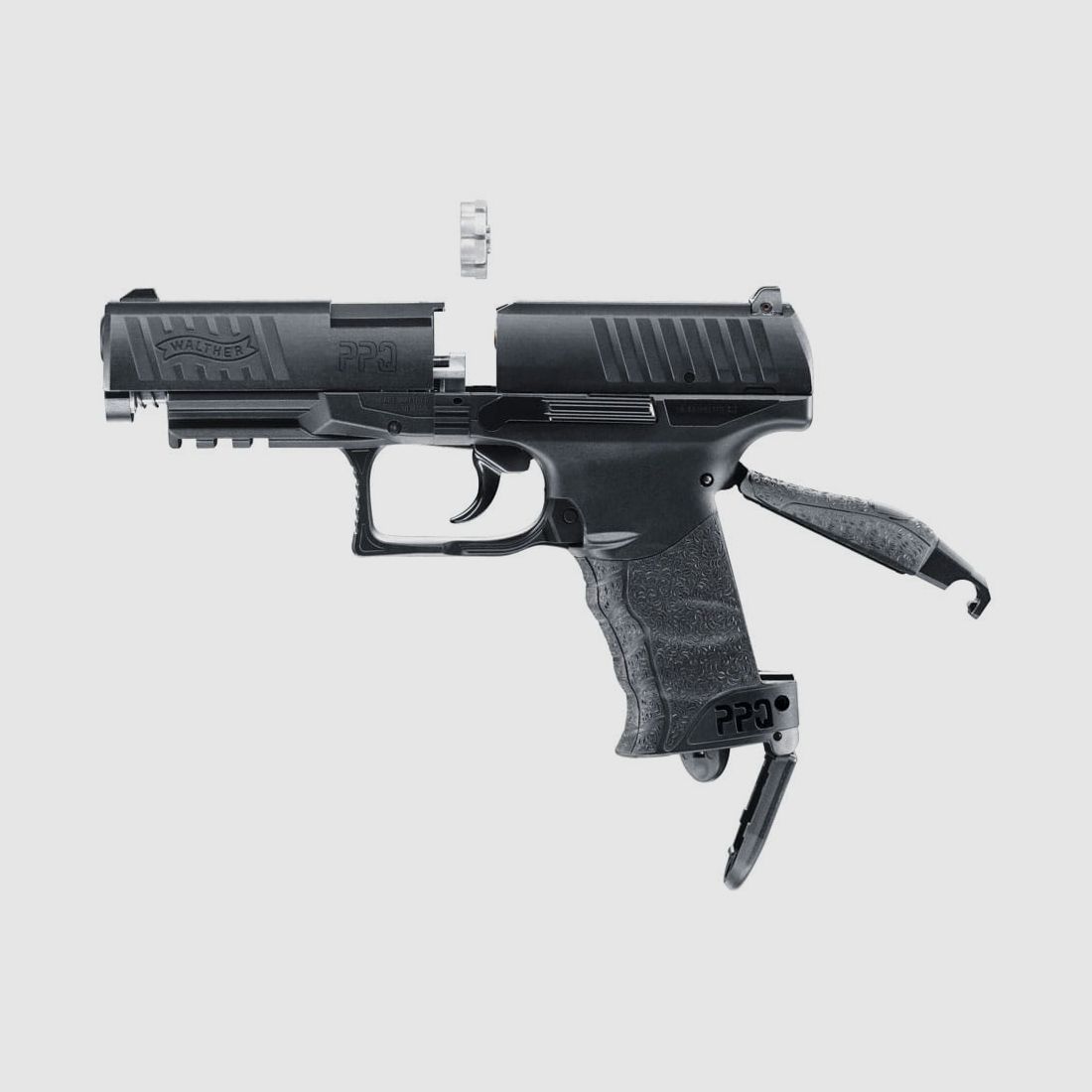 WALTHER CO2 Waffe Pistole PPQ schwarz Kal. 4,5mm, Bild 4 von 4