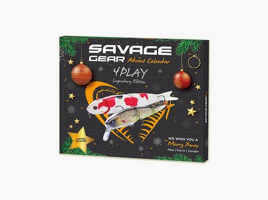 Calendrier de l'Avent Savage Gear 4Play 2026 - Legendary Edition