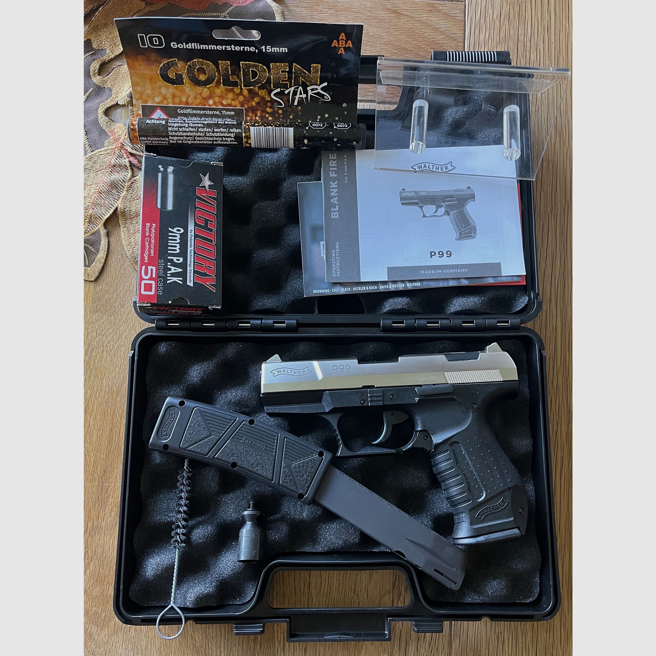 Walther P99 nickelé en set