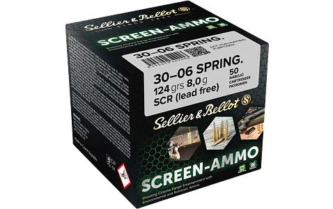 Sellier & Bellot .30-06 Spr. Screen-Ammo SCR Zink 8,0g/124grs.