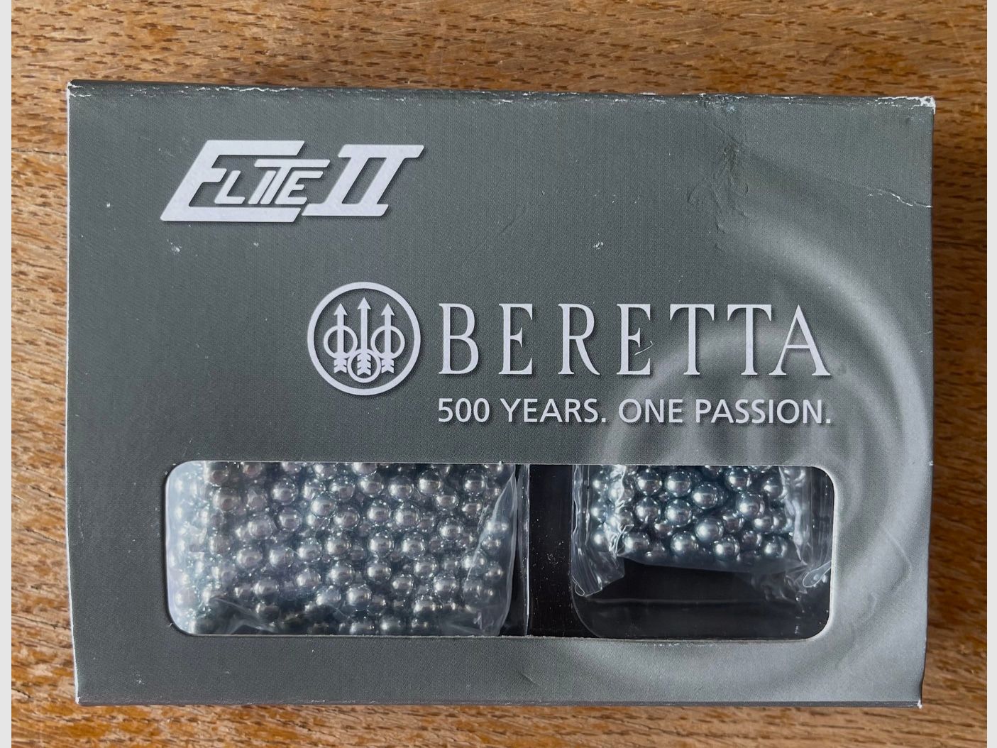 Konvolut aus Oakwood Spitz Diabolo Notsignalsterne Beretta Elite II Kugeln Waffenpflegeset
