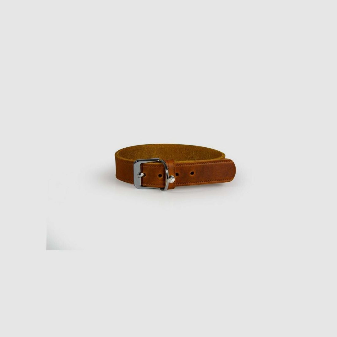 Das Lederband Hundehalsband Weinheim Maroon