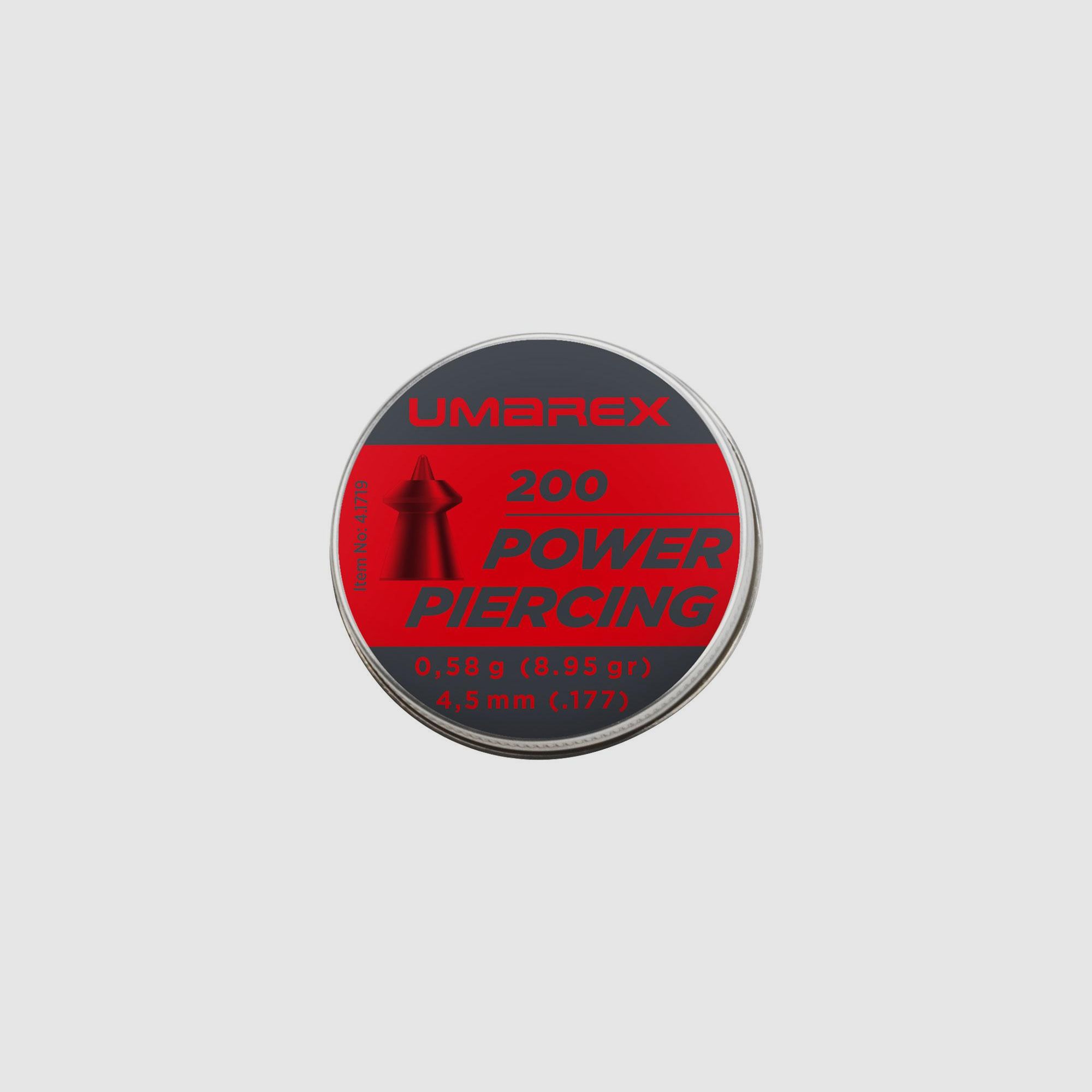 UMAREX Diabolo Kal. 4,5mm Power Piercing 200 Stk Spitzkopf 0,58 g