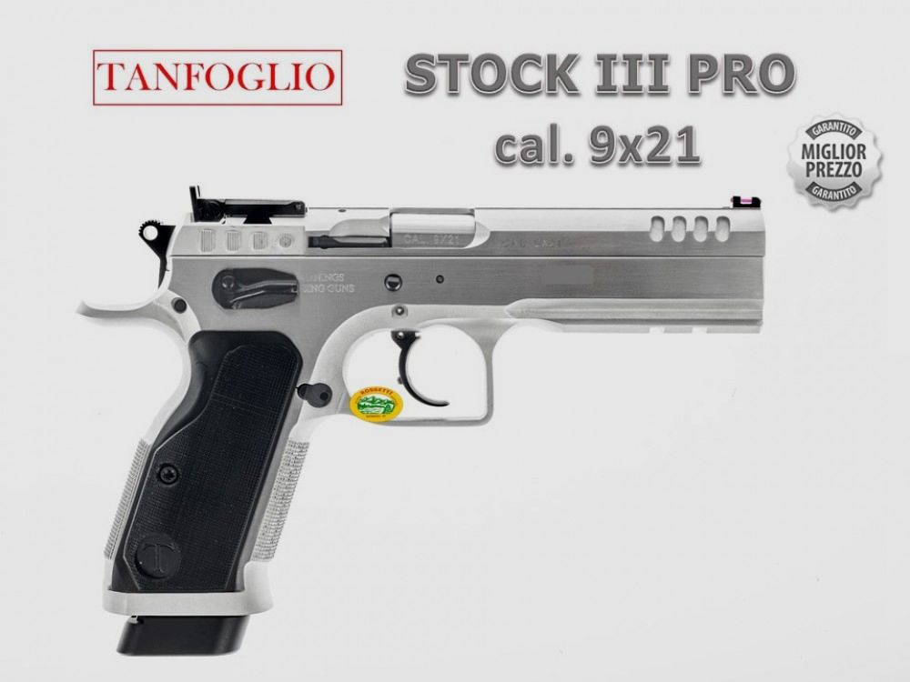 TANFOGLIO STOCK III PRO Kal.9x21, Bild 1 von 2