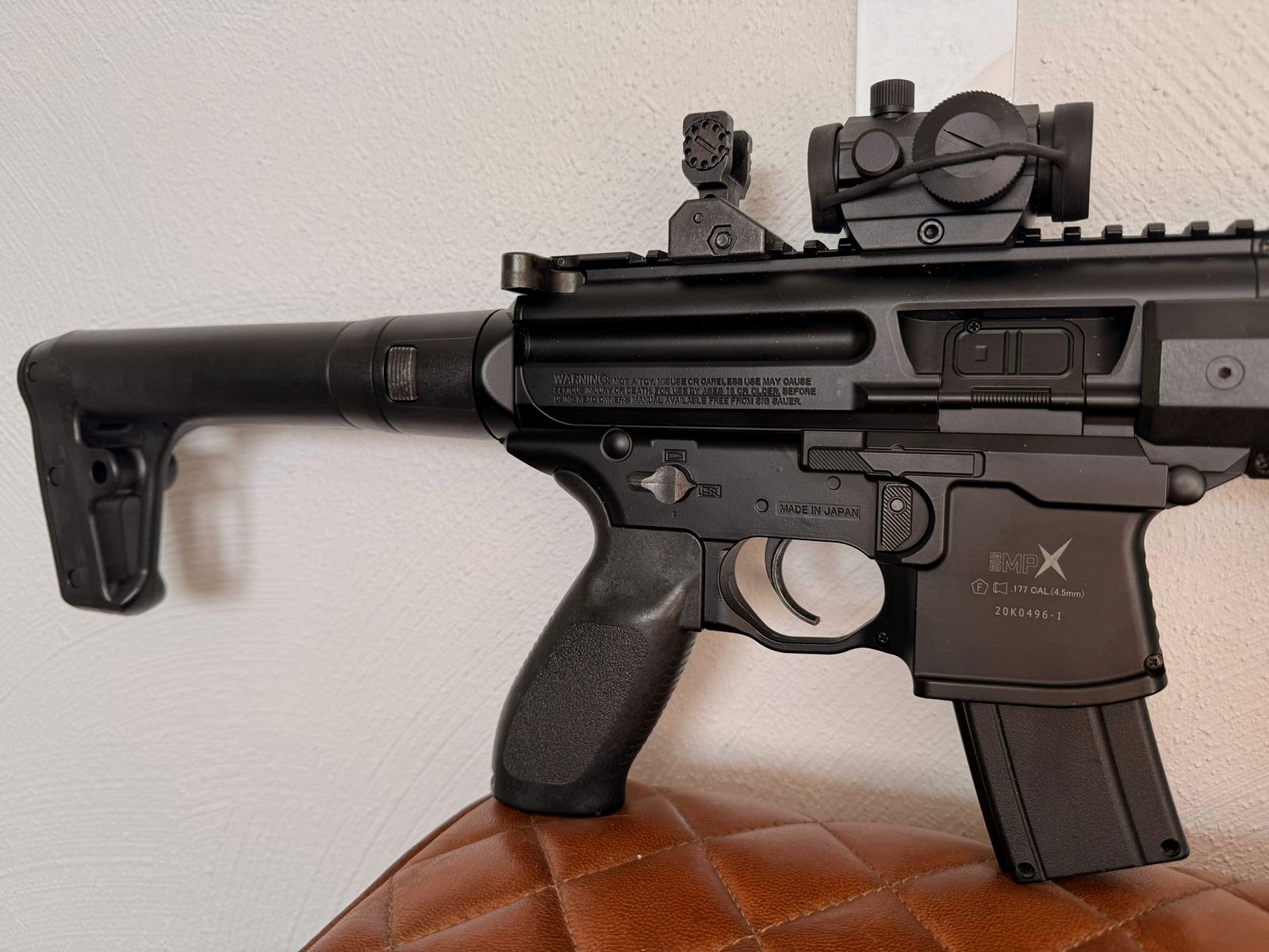 SIG SAUER MPX Carabine Co2 Noir 4,5 mm Diabolo