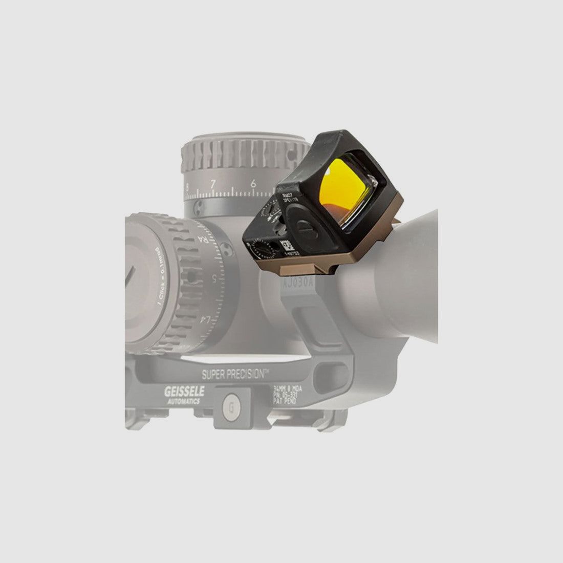 Reptilia Corp ROF-45 montage 30-mm Trijicon RMR/SRO, noir