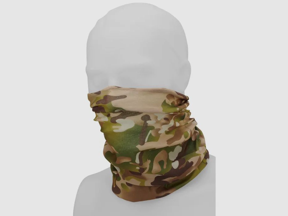Multifunctional cloth (tube scarf) for head, face, neck - One size - Tactical camouflage