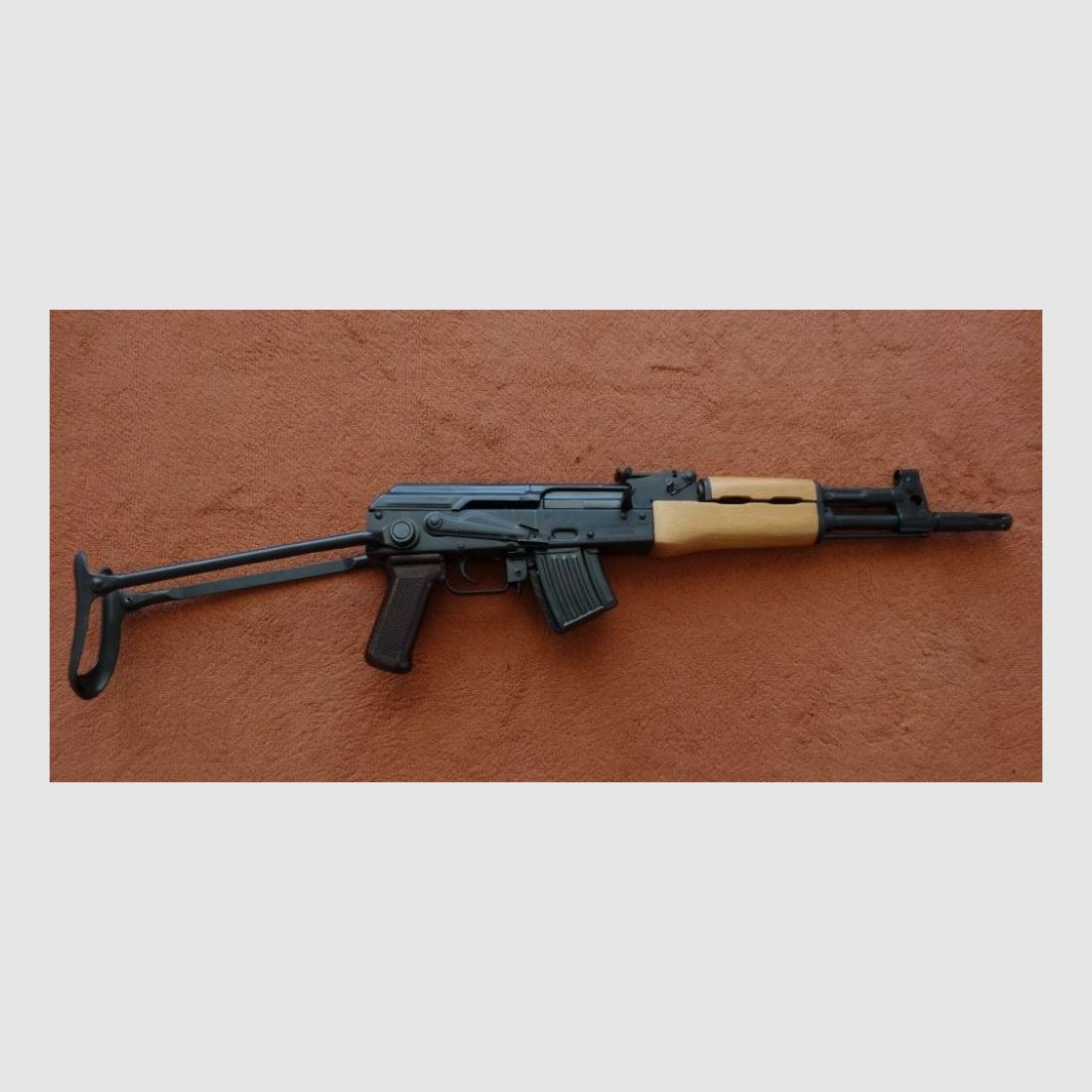 Cugir SL-Büchse; Cugir WS1-64 SB(Short Barrel )Metallklappschaft Cal.7,62x39mm, Bild 2 von 3