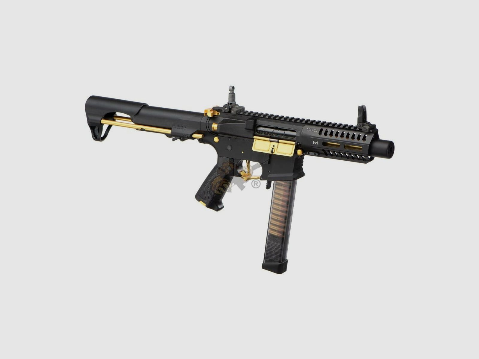 G&G ARP 9 Stealth - Or avec ETU Airsoft Libre à partir de 18 - S-AEG -F-, image 1 sur 8