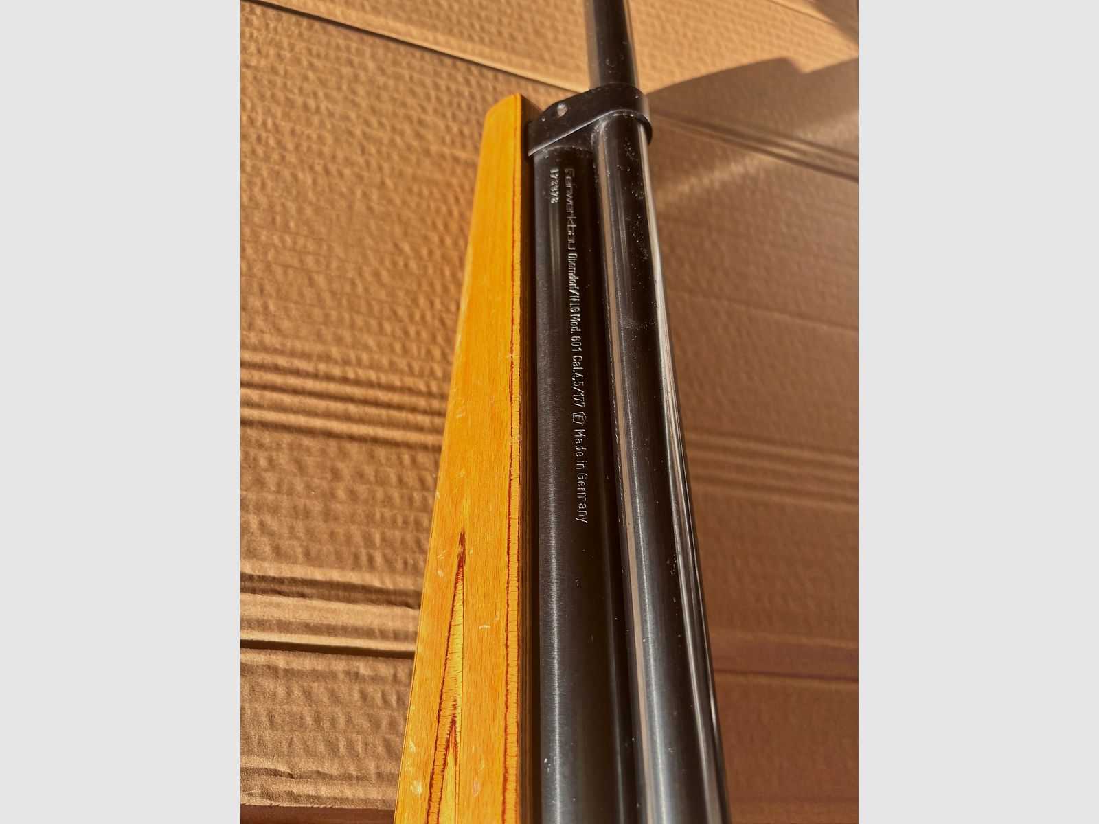 Fine work construction model 601 match air rifle/defective