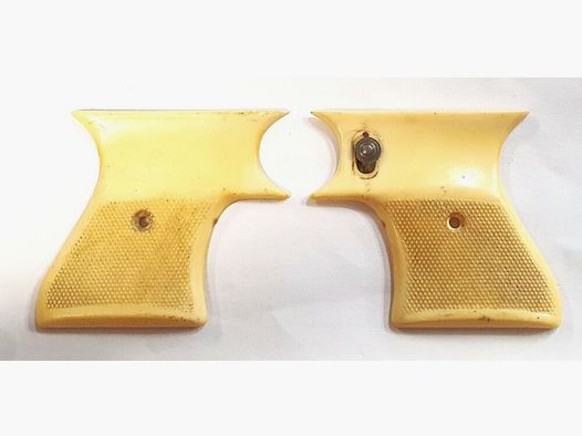 EMGE Paar Griffschalen für Em-GE Modell 320 Pistole, gebraucht