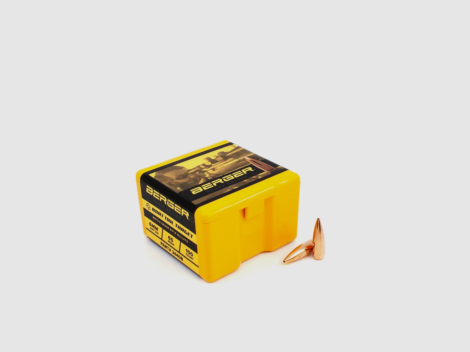 Proiettile Berger 6mm/.243 BT Target 65GR 100 pezzi
