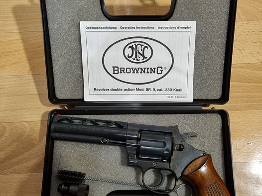 Browning Schreckschuss-Revolver Mod. B.R.9 (PTB 395) Kal. 9 mm Knall