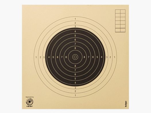 100 cartons-cibles 20 x 20 cm