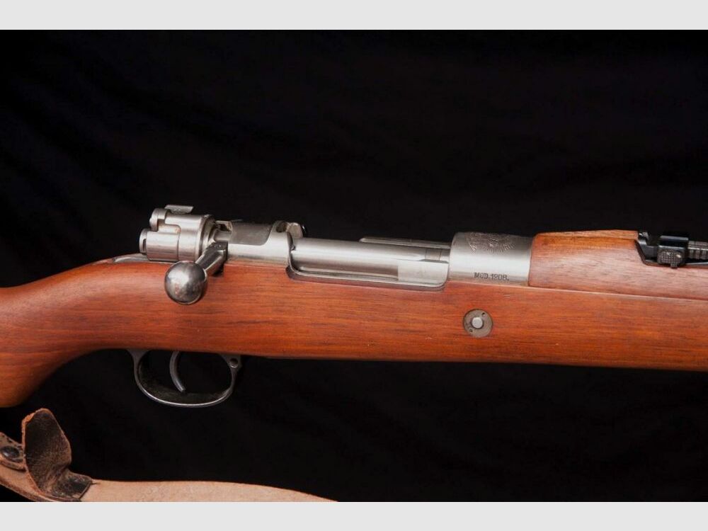 DWM Berlin Mauser 98 DEKO Mod 1908 Brasilien mit nummerngleichen Bajonett