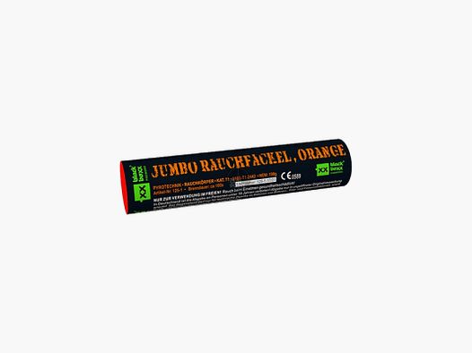 Blackboxx Jumbo Rauchfackel 100 Sek. - Orange