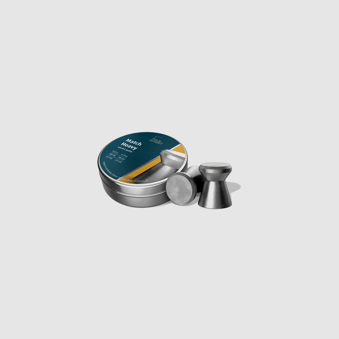 H&N Match Heavy 4,49 mm - 0,53g/8,18gr/500