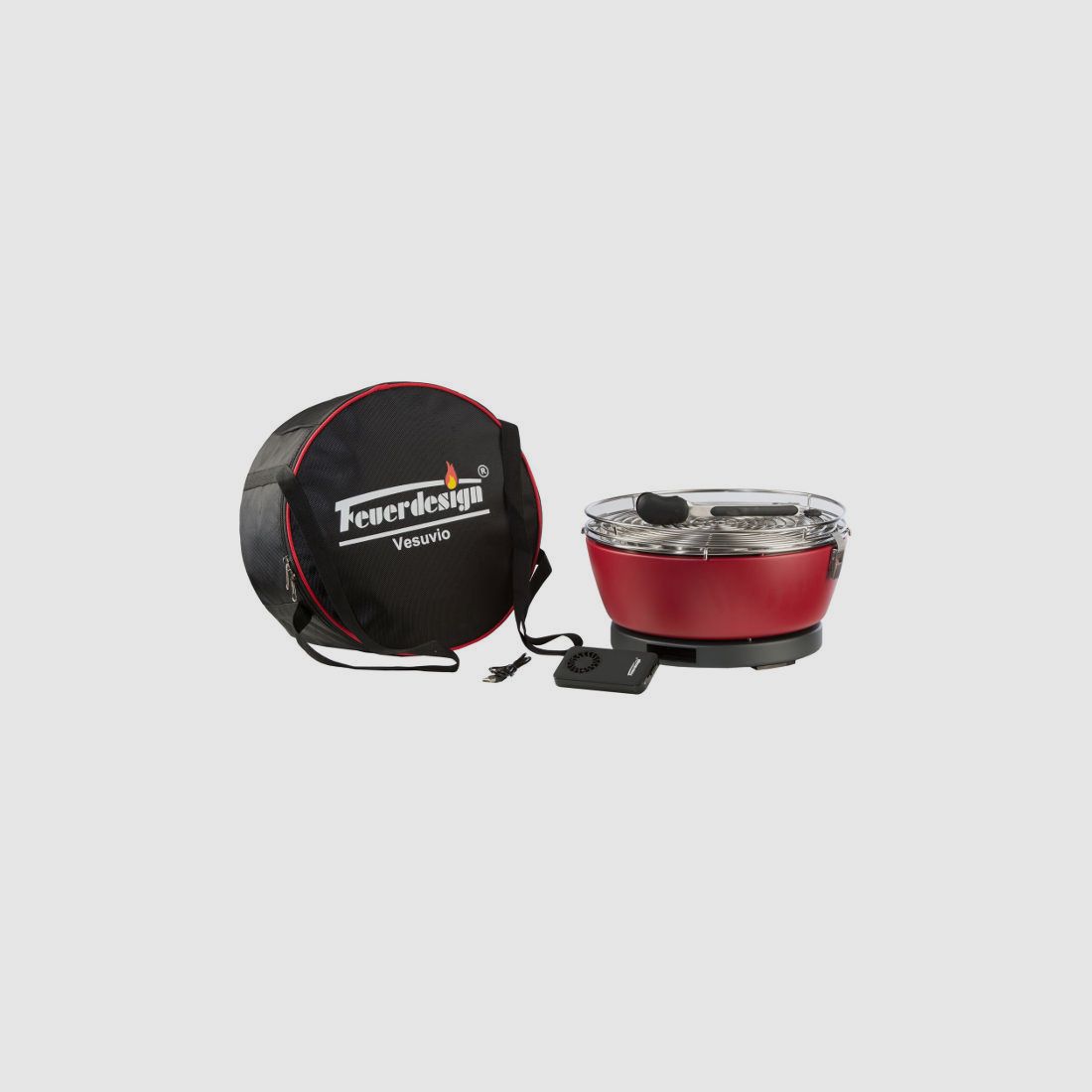 Feuerdesign Tischgrill Vesuvio Anthrazit
