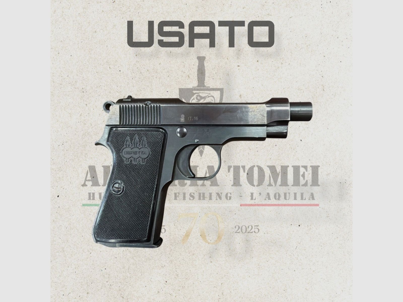 UŻYWANY – PISTOLET – BERETTA MOD. 1934 kal. 9 KRÓTKI, zdjęcie 2 z 2