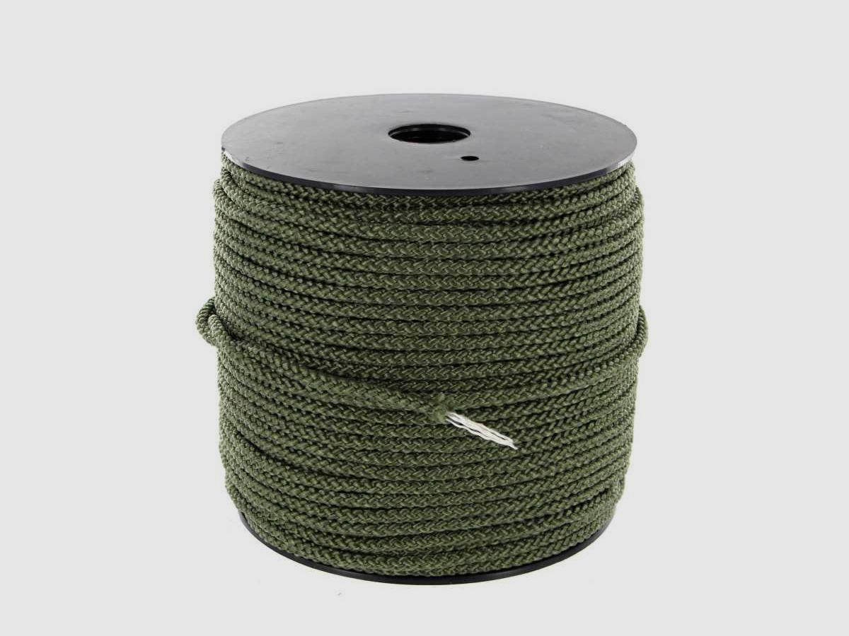 Geflochtene Schnur mit Kern - Geflochtene Schnur mit grünem Kern - Durchmesser 4 mm - 100 m, Bild 2 von 3