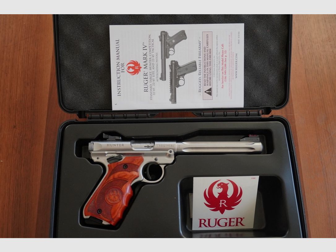 Ruger MARK / MK IV Hunter 6,88" Edelstahl im Kaliber .22lr