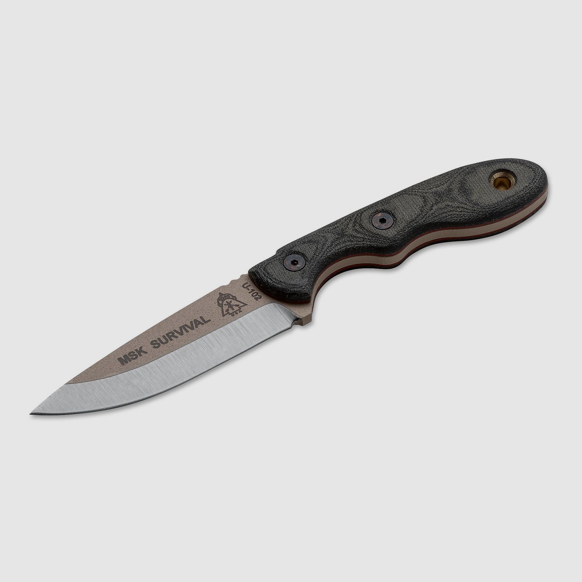 TOPS Knives Mini Messer Scandi Survival Neckknife