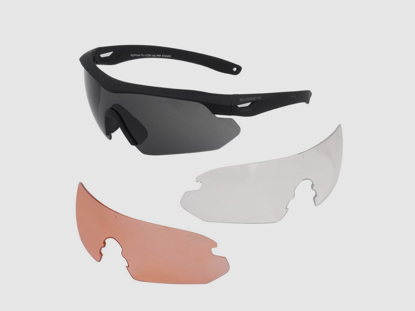 SwissEye Nighthawk-bril, 3LS-set, olijf, afbeelding 1 van 5