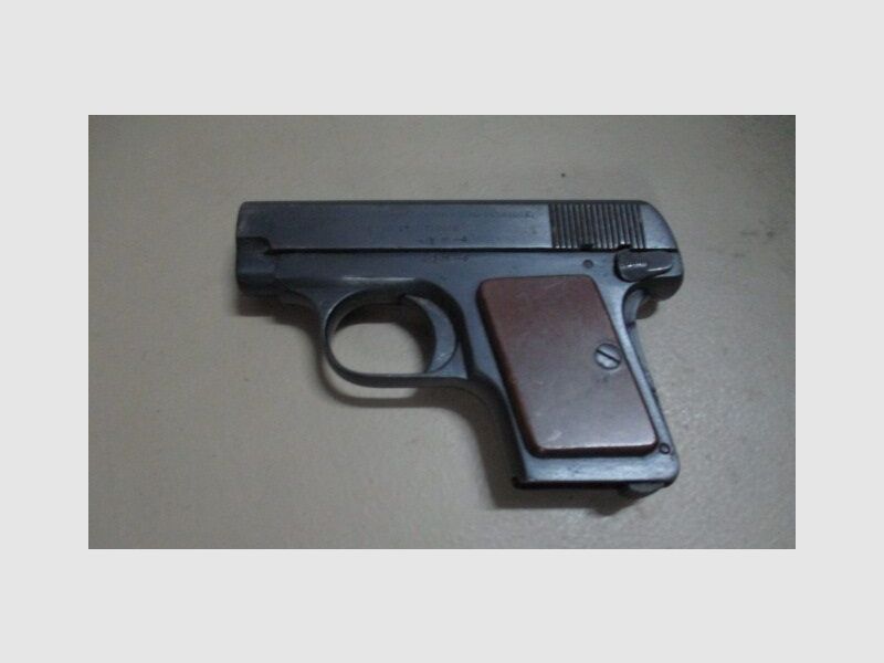 Pistolet FN Browning 6,35 mm avec sécurité de paume -sans chargeur-, image 2 sur 2