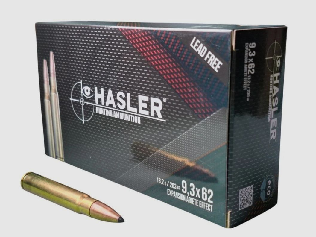 Hasler HASLER Ariete 9,3x62 13,2g, 230gr, bleifrei, 20 St.