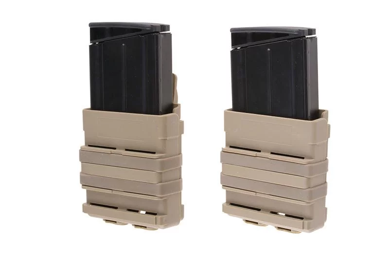 PRIMAL GEAR Open III (L) Double magazine pouch for 7.62 magazines – tan, image 2 of 8