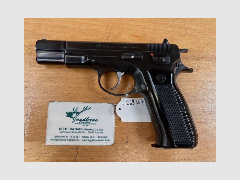 Kommissionen Pistole CZ 75 brüniert