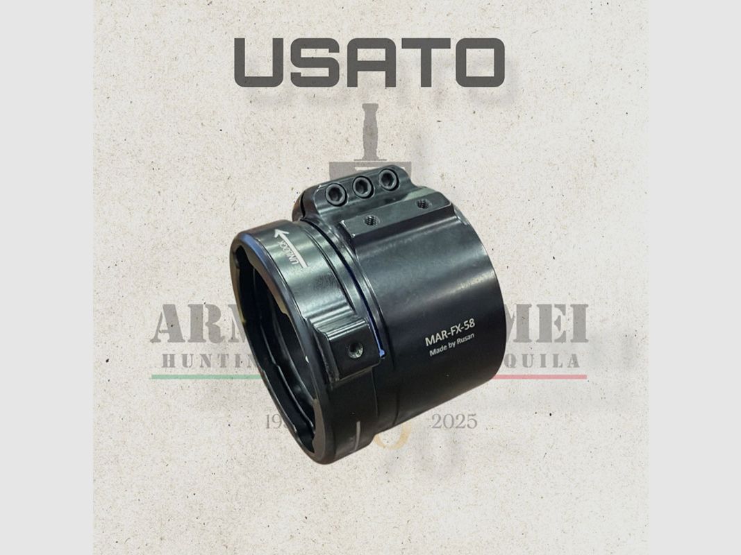 USED – RUSAN – MODULAR ADAPTER | RUSAN MODULAR ADAPTER – FIXED CLAMP (3 SCREWS) 58mm