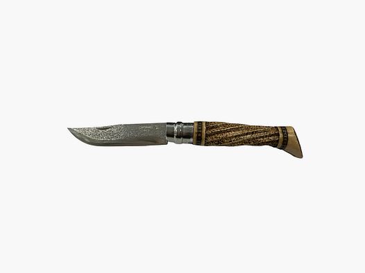 COLTELLO – OPINEL – N.9 INOX INTAGLIATO/PIROGRAFATO A MANO