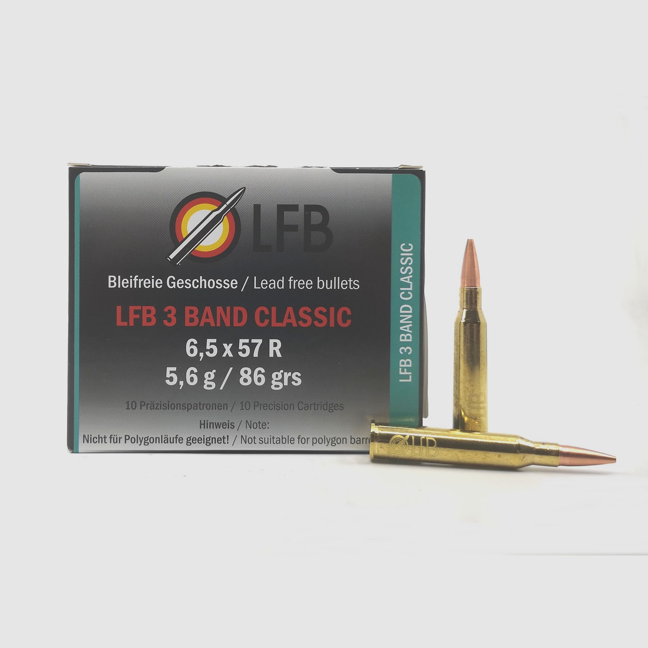 LFB 3 Band Classic 6.5×57 R 5.6g, image 1 of 2