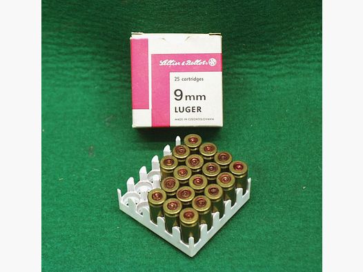 Sellier & Bellot bossoli 9mm Luger, usati