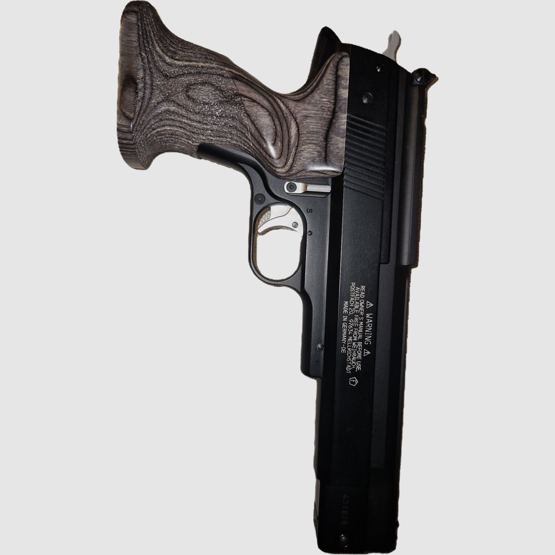 Absolut NEUwertig!!! Weihrauch HW 45 Black Star Pump Luchtpistool Kal. 4,5mm Diabolo zwart extra sterk / Inc. Madbull Pistolenkoffer Deluxe