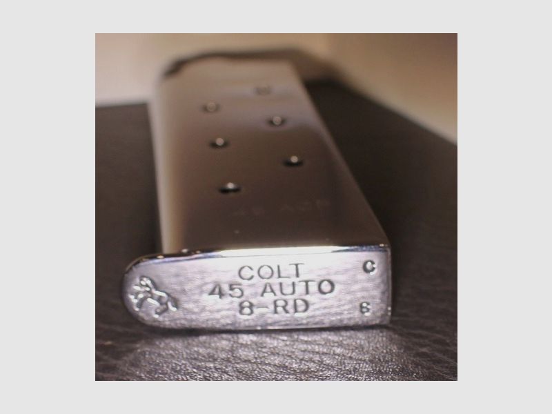 Magazynek Colt 1911 .45 ACP 8RD Polerowana stal nierdzewna