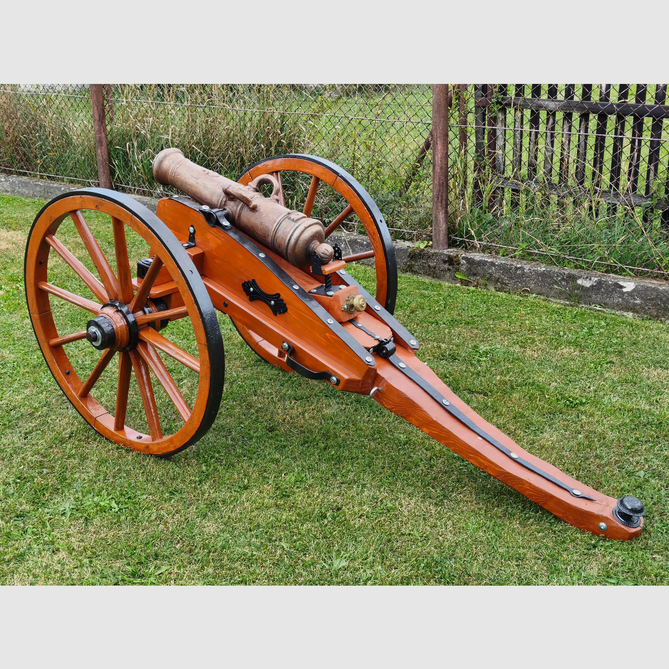 cannon Napoleonic style made of cast Free delivery
