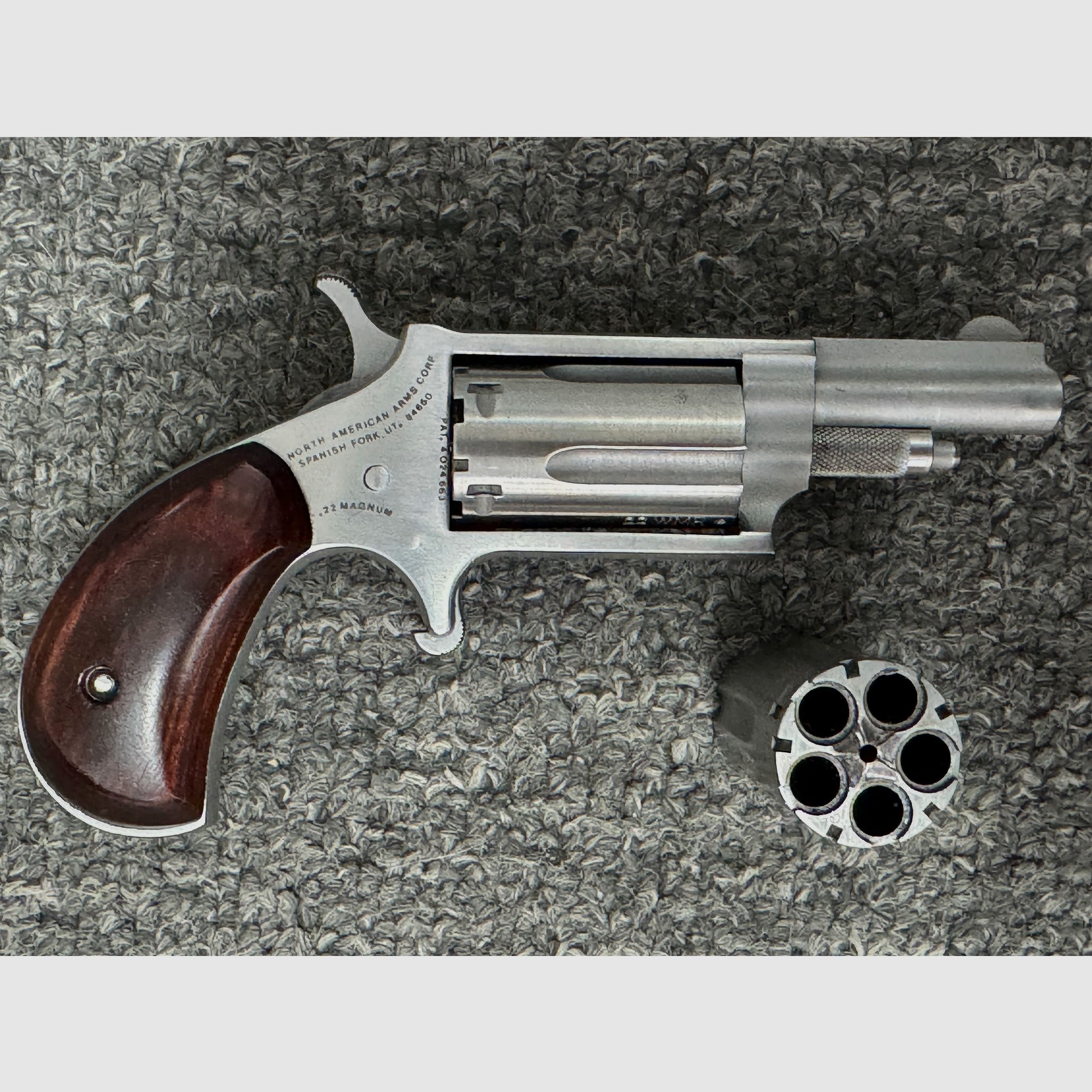 North American Arms  Revolver Edelstahl .22lfb & .22Win.Mag