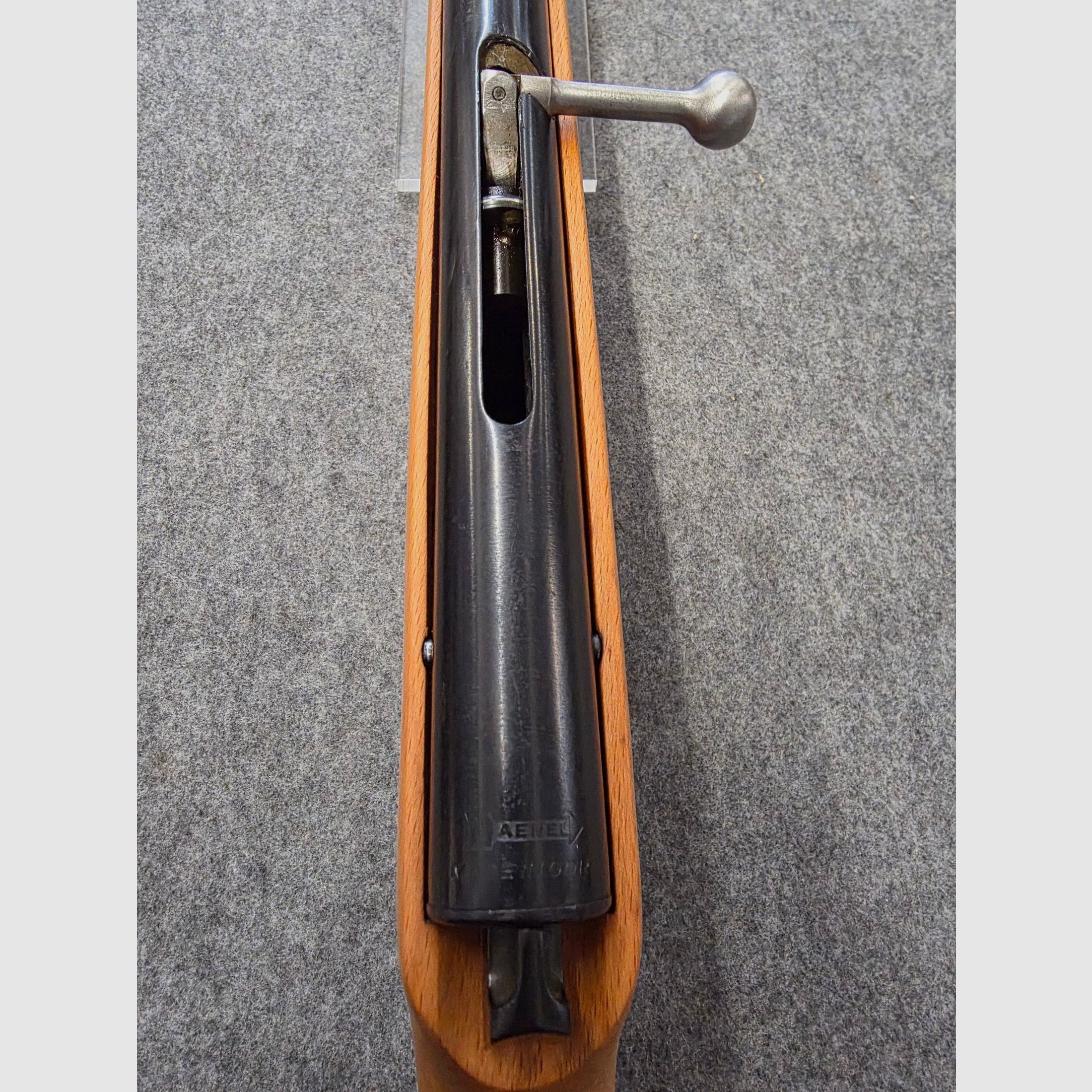 Im seltenen Holzschaft Monte Carlo Haenel Seitenspanner Mod. 312  mit Diopter im  guten Zustand cal. 4,5mm Diabolo