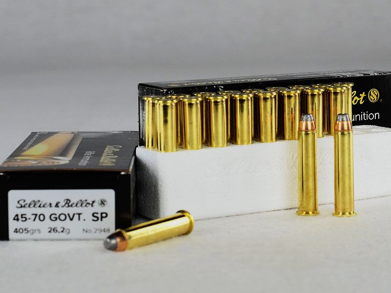 Sellier & Bellot .45-70 Government, Teilmantel, 405 grs 1 Packung (20 Schuss á 2,295 €*)