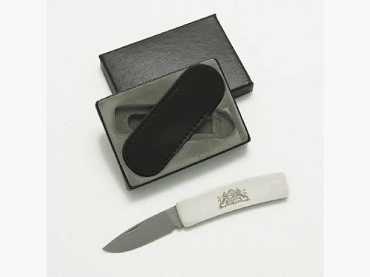 EKA Executive 100BL Taschenmesser, Lederholster, Geschenkbox