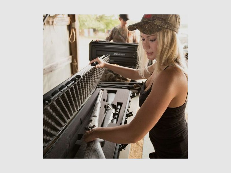 Plano Langwaffenkoffer Allweather 2-Serie für 2 Langwaffen mit Zieloptik