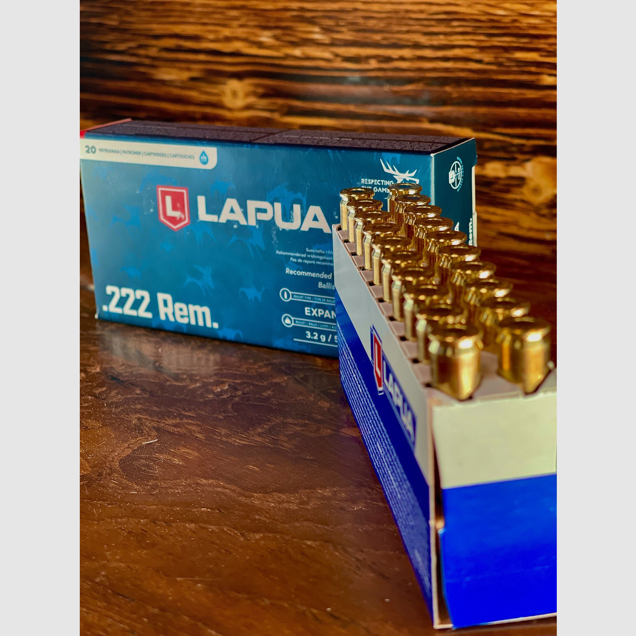 Lapua .222Rem. 3,6g (55 grs), image 2 sur 2
