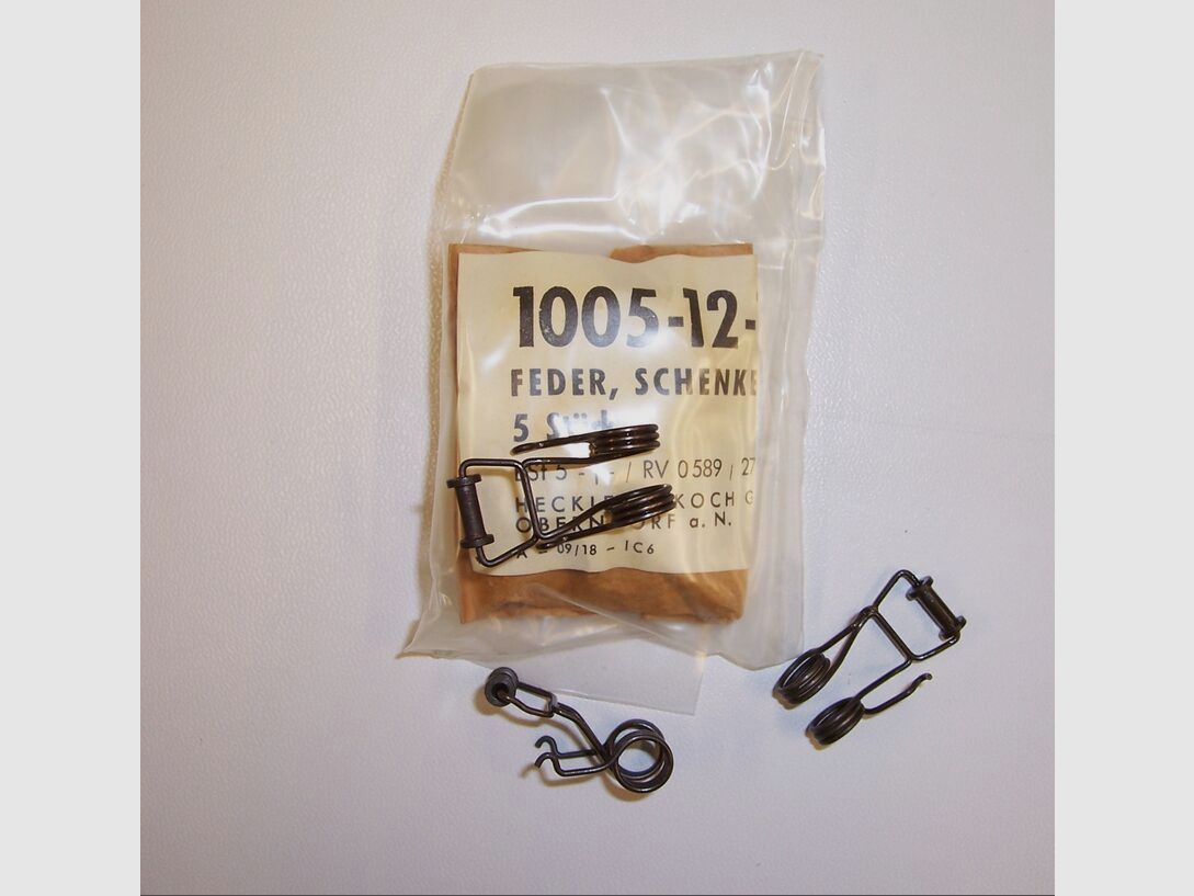 Feder, Schenkel, Abzug NEU für G3 H&K Heckler und Koch GmbH Oberndorf a.N.