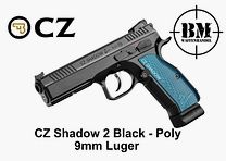 Pistola CZ 75 Shadow 2 Negra - Polímero 9mm Luger