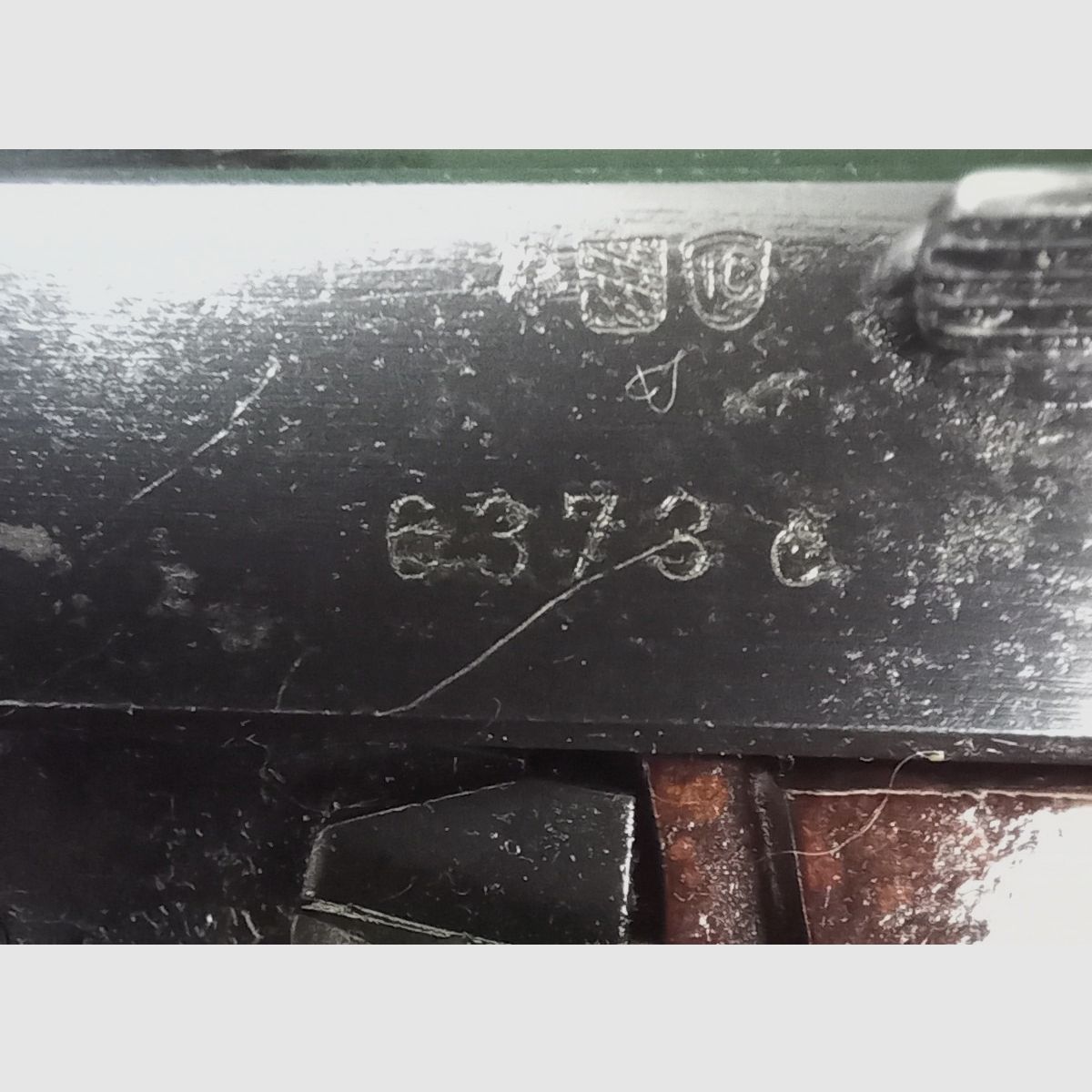 Wehrmachtspistole P38 ac 42 in calibro 9mm Luger, con timbro di accettazione WA 359