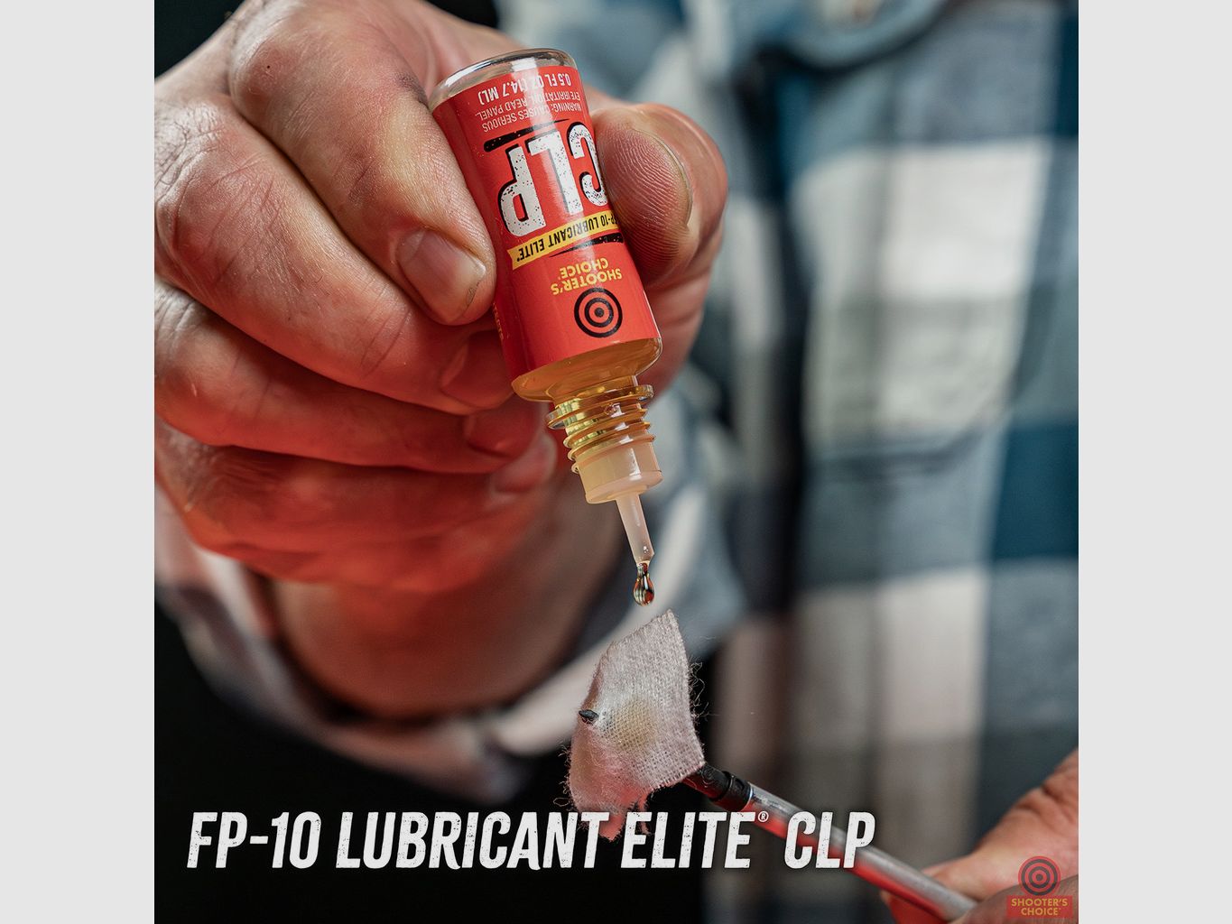 Kit de limpieza de armas Shooter's Choice .22 / .223 – 8-32 incluye FP-10 Lubricant Elite CLP (SHF-SRK-22)